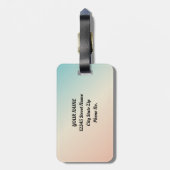 Abenteuer Wanderwälder Bäume Beginnen Gepäckanhänger (Rückseite vertikal)