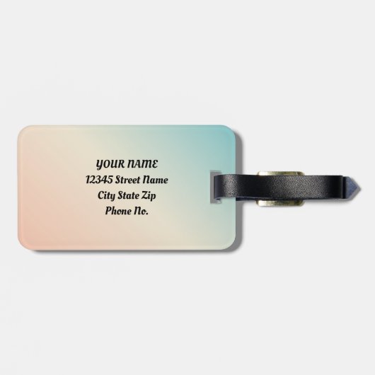 Abenteuer Wanderwälder Bäume Beginnen Gepäckanhänger (Rückseite horizontal)