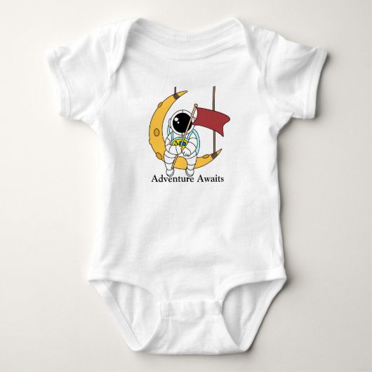 Abenteuer warten baby strampler (Vorderseite)
