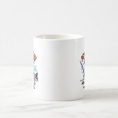 Abenteuer warten bei jedem Wurf Kaffeetasse (Mittel)
