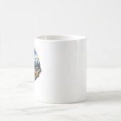 Abenteuer warten – Berglandschaft Outdoor  Kaffeetasse (Mittel)