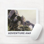 Abenteuer warten. Fantasielandschaft Mousepad (Mit Mouse)