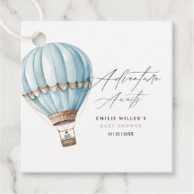 Abenteuer warten Heißluftballon-Junge-Baby-Party