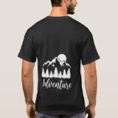 Abenteuer warten im Bergwald T-Shirt (Rückseite)