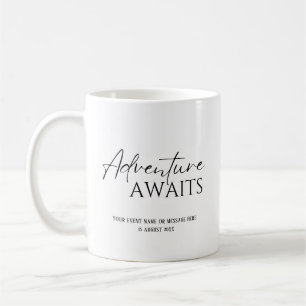 Abenteuer warten, individuell kaffeetasse