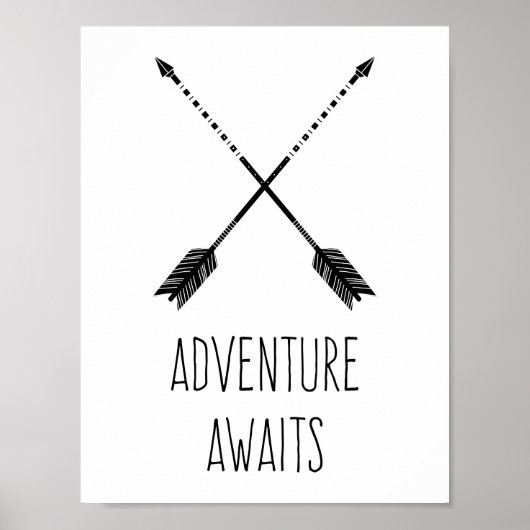 Abenteuer warten Inspirierend Poster (Vorne)