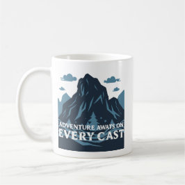 Abenteuer warten kaffeetasse