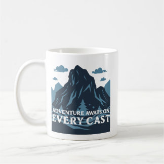 Abenteuer warten kaffeetasse