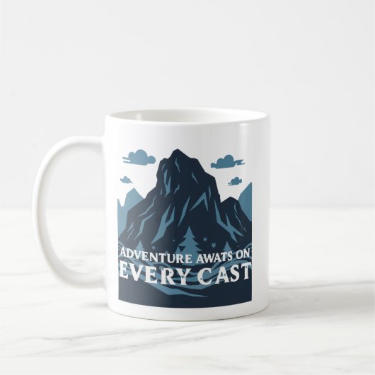 Abenteuer warten kaffeetasse (Links)
