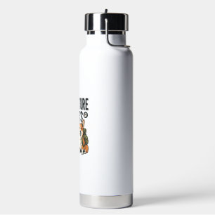 Abenteuer warten mit meinem Hund Vintage-Wanderdes Trinkflasche