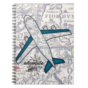 Abenteuer warten notizblock