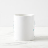 Abenteuer warten Personalisierter Camping-Kaffee Kaffeetasse (Mittel)