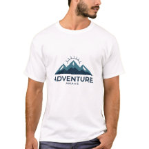 Abenteuer warten T-Shirt | Bergwandern Tee