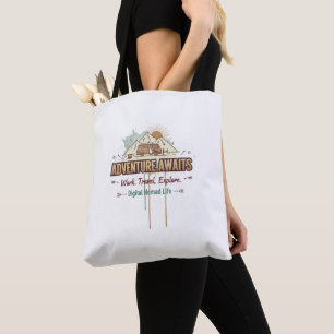 Abenteuer warten  tasche