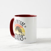 Abenteuer warten tasse (Vorderseite Links)