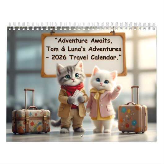 Abenteuer warten – Tom & Lunas Abenteuer™ 2026 T Kalender (Titelbild)