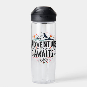 Abenteuer warten trinkflasche
