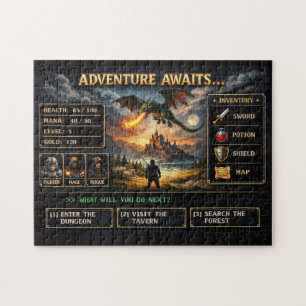 Abenteuer warten: Wählen Sie Ihre Fantasy-Quest Puzzle