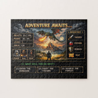 Abenteuer warten: Wählen Sie Ihre Fantasy-Quest Puzzle