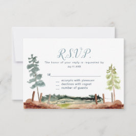 Abenteuer wartet auf Antwortkarten RSVP Karte