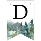 Abenteuer wartet auf die rustikalen Berge Wimpelkette (Zweite Fahne)