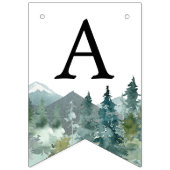 Abenteuer wartet auf die rustikalen Berge Wimpelkette (Erste Fahne)