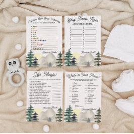 Abenteuer wartet! Baby Name Race Baby Showspiel