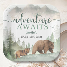 Abenteuer wartet Baby Shower Wald