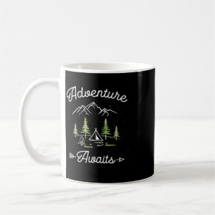 Abenteuer wartet Camping Wandern Outdoor-Reise-Shi Kaffeetasse