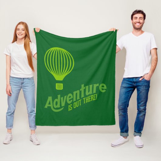 Abenteuer wartet da draußen 2 fleecedecke (Beispiel)
