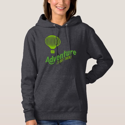 Abenteuer wartet da draußen 2 hoodie (Vorderseite)