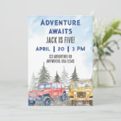 Abenteuer wartet einladung (Stehend Vorderseite)