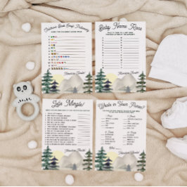 Abenteuer wartet! Lass uns mischen! Baby Shower Ga