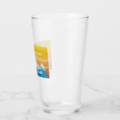 Abenteuer wartet Mountain Sunset Glas (Links)