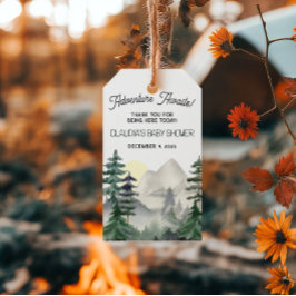 Abenteuer wartet! Mountains & Forest Vielen Dank Geschenkanhänger