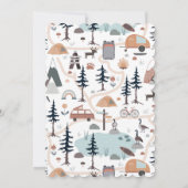 Abenteuer wartet, Oh Junge, Hot Air Ballon Einladung (Rückseite)