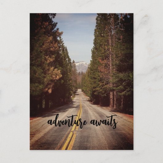 Abenteuer wartet Post Card Postkarte (Vorderseite)