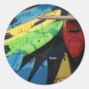 Abenteuer wartet! runder aufkleber