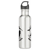 Abenteuer wartet Wandern Cavalier Stainless Steel Edelstahlflasche (Vorderseite)