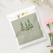 Abenteuer wartet! Winter Pine Trees Baby Dusche Geschenktütchen (Versiegelt)