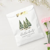 Abenteuer wartet! Winter Pine Trees Baby Dusche Geschenktütchen (Versiegelt)