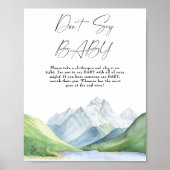 Abenteuer Zeit! - Sag kein Baby Poster (Vorne)