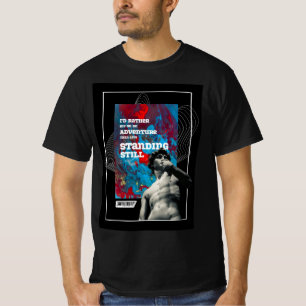Abenteuer-Zitat - Lebe Voll Motivierendes T-Shirt