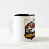 Abenteuer Zweifarbige Tasse (Vorderseite Links)