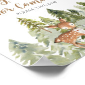 Abenteuercamper Hirsche Danke für Ihren Besuch Poster (Ecke)