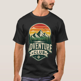 Abenteuerclub Retro-Bergwandern T-Shirt