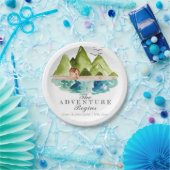 Abenteuerhochzeitsgebirgspapier-Teller Pappteller (Party)