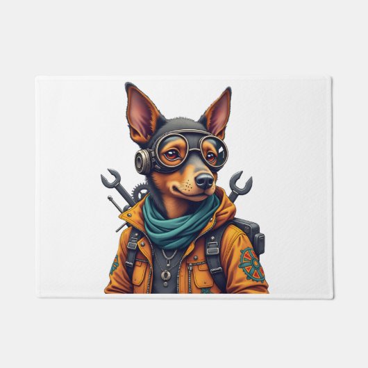 Abenteuerhund   fußmatte (Vorderseite)