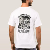 Abenteuerkarte Pfote Shirt – Reise Innerhalb Grafi (Rückseite)