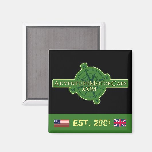 ABENTEUERKRAFTWAGEN MAGNET (Vorderseite/Rückseite)